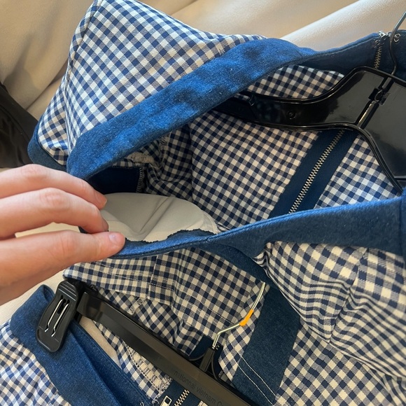 CAPSULE Size S Blue and White Plaid Mini Set - Picture 8 of 9